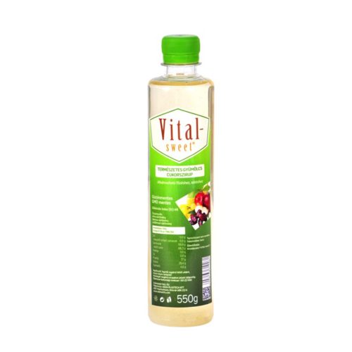 VitalSweet természetes gyümölcs cukorszirup 550g